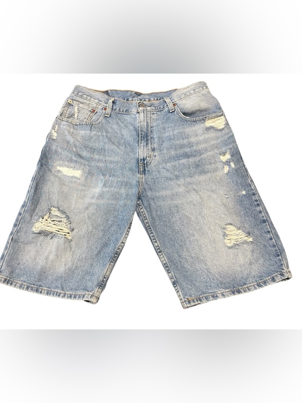 Levi’s Men’s Casual Distressed Jean Shorts Size 34